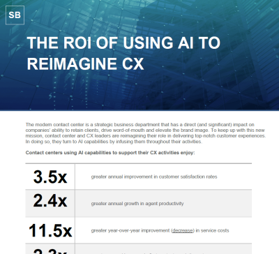 Aberdeen Report: Reimagine CX with AI