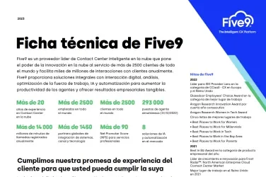 Five9 Fact Sheet ES_ES