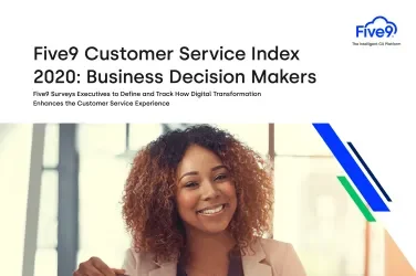 five9 customer service index 2020 business decision makers