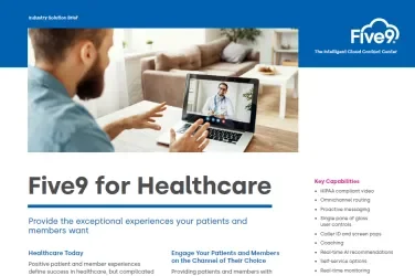 Healthcare Industry Solution Brief Screenshot