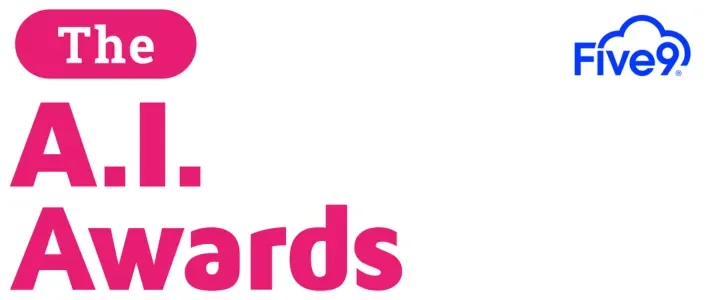 The AI Awards in pink text