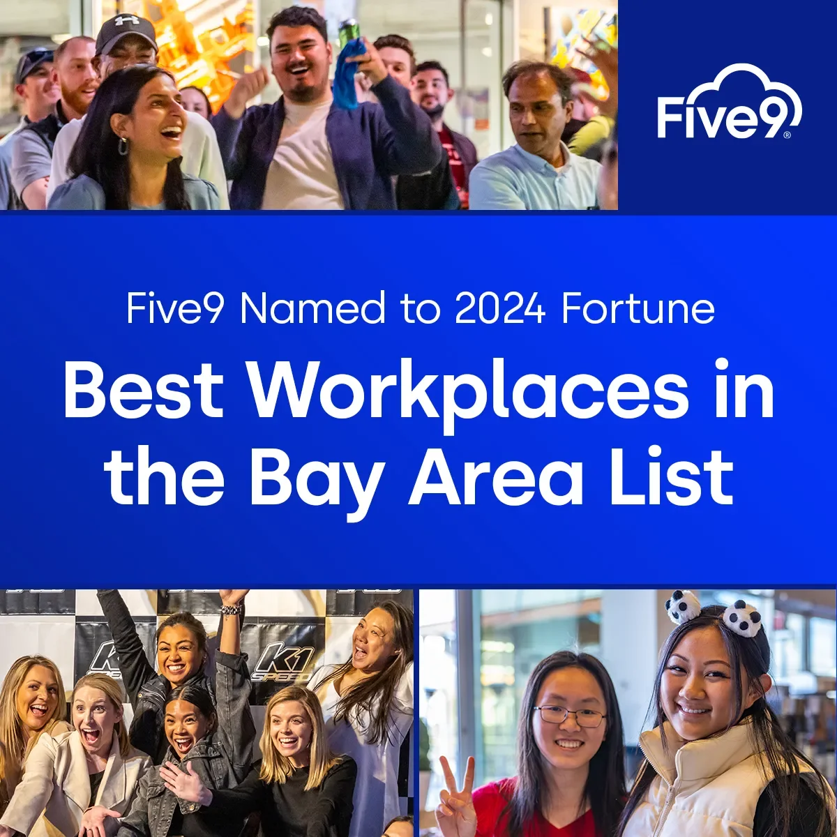 Five9 Named to 2024 Fortune Best Workplaces in the Bay Area List