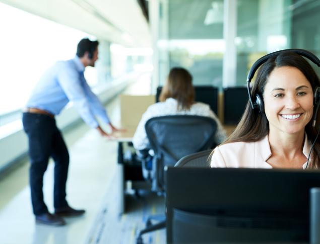 Happy and productive contact center agent